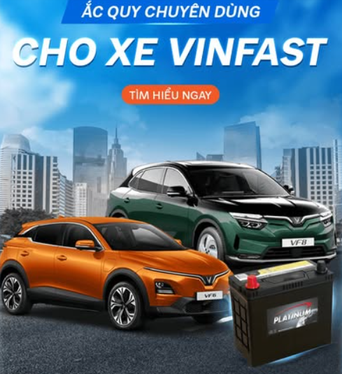 Ắc quy cho xe điện VF5 tại Ắc Quy Minh Trí